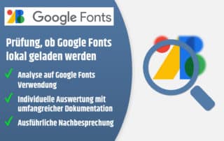 Google Fonts Einbindung prüfen 2