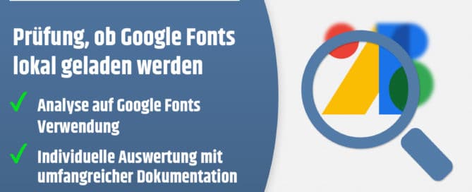 Google Fonts Einbindung prüfen 4