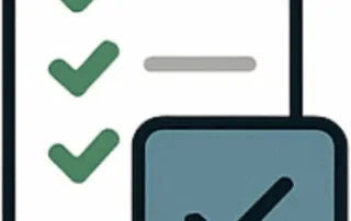 Shopify barrierefrei, Liste mit To-do Häkchen für Test des Shops