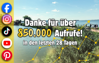 Über 850.000 Aufrufe in den letzten 28 Tagen! Danke für den Support!